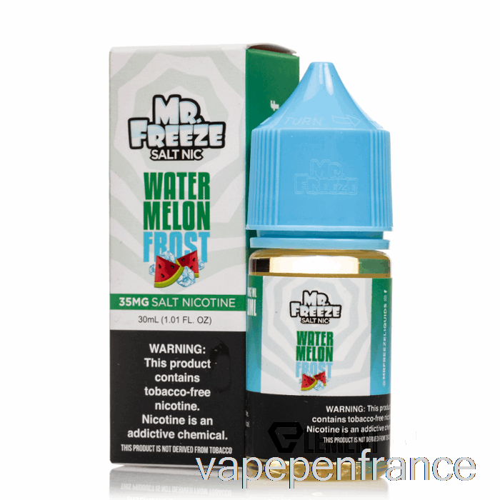 Gel De Pastèque - Mr Freeze Salts - Stylo Vape 30 Ml 50 Mg